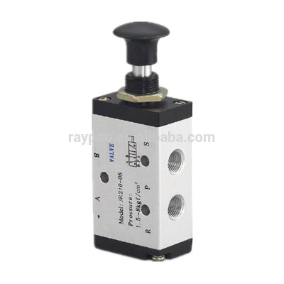 3R Series pneumatic push pull valve 3-way mechanical valve